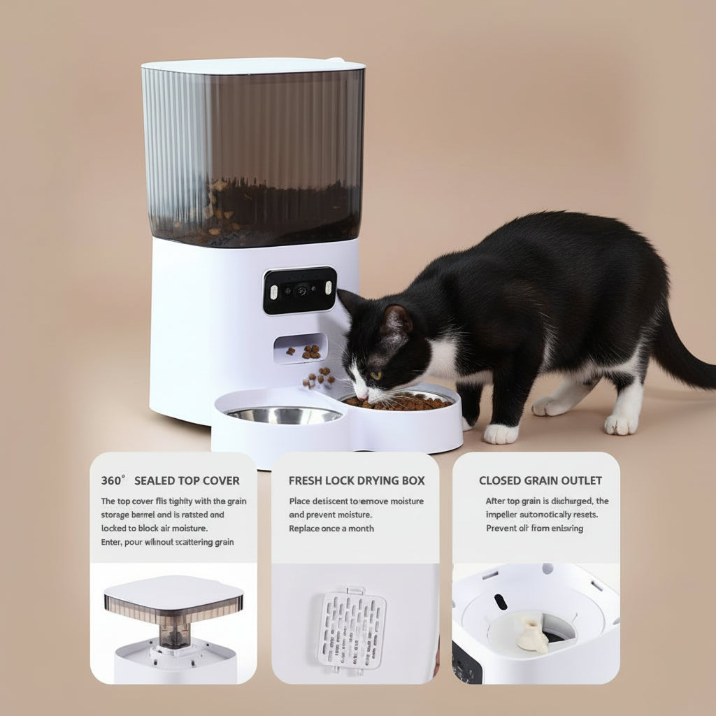 5L Smart Automatic Feeder - Single/Double Bowl