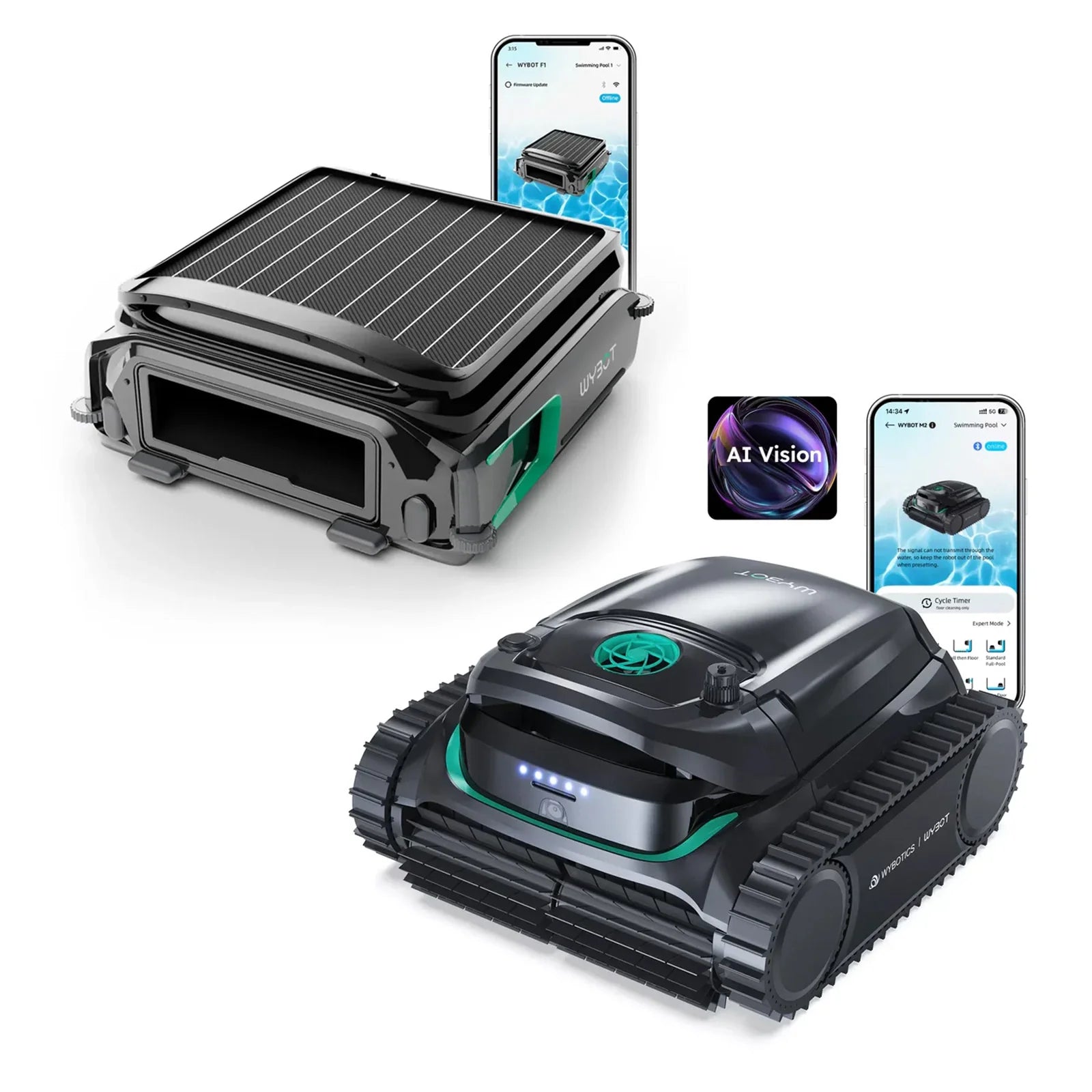 WYBOT Full Pool Solution Bundle-M2 & F1