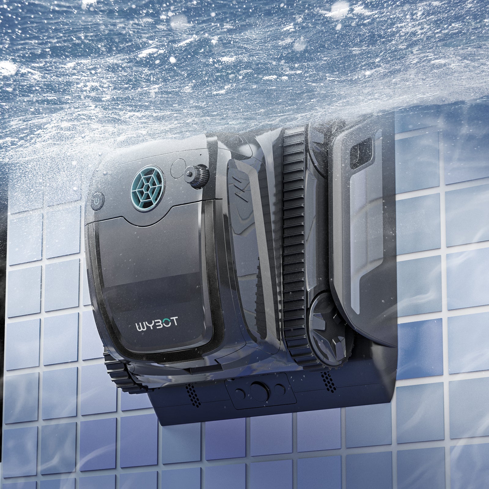 WYBOT S2 Pro with Charging Dock High-end Cordless Robotic Pool Cleaner