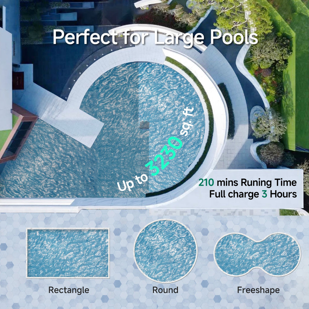 WYBOT S2 Pro with Charging Dock High-end Cordless Robotic Pool Cleaner