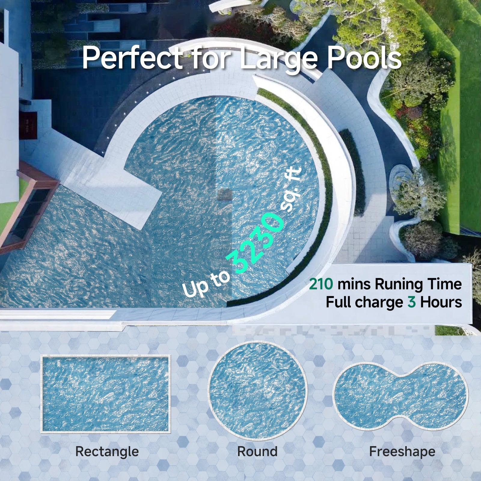 WYBOT S2 Pro with Charging Dock High-end Cordless Robotic Pool Cleaner